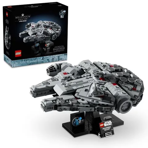 LEGO Star Wars 75375 Millennium Falcon Display Model Building Set 18+ BIG SALE