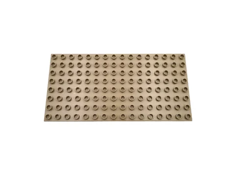 Lego® Duplo Base plate Building plate 8x16 16x8 DARK TAN