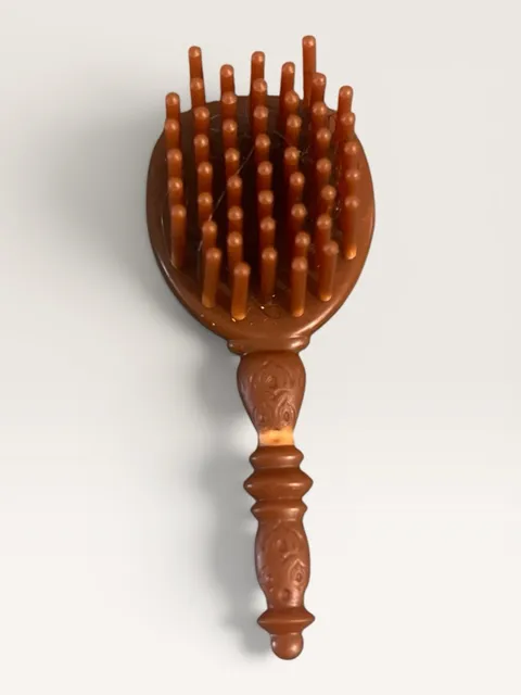 SuperStar Barbie Vintage BROWN Brush LOL OMG Clone Bratz Fashion Hairbrush Bow