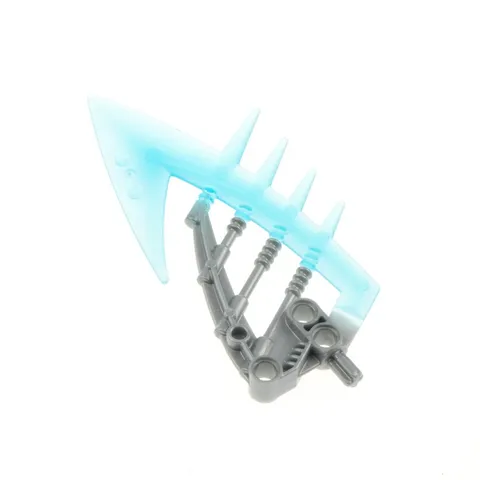1x LEGO Bionicle Weapon Sword Gray Transparent Light Blue Blade 8988 64309pb01