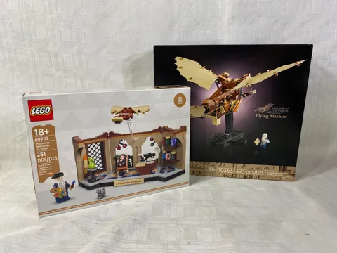 LEGO Lot Leonardo Da Vinci's Flying Machine set 10363 AND Tribute Set 40902 NEW