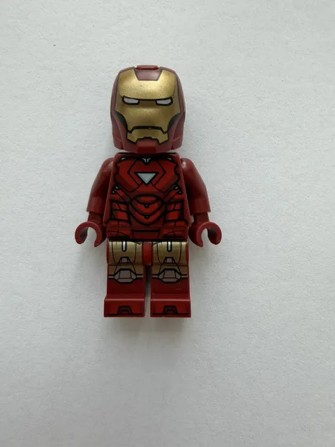 Lego Iron Man Mark 6 Minifigure sh1040 76315 Iron Man 2 Marvel Super Heroes 