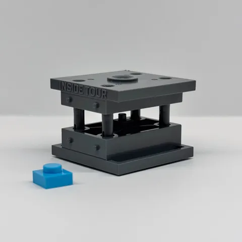 LEGO Inside Tour Molding Machine Injection Mold Billund Factory RARE EXCLUSIVE