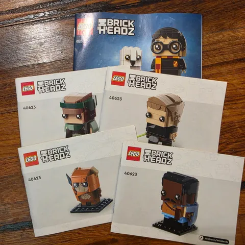 LEGO 40623 41615 Figures Instruction Book / Manual Only Brick Headz You Pick