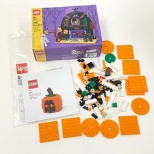 2 Retired LEGO Halloween Sets; 40721 Halloween Barn, 6496959 B&N Jack O'Lantern