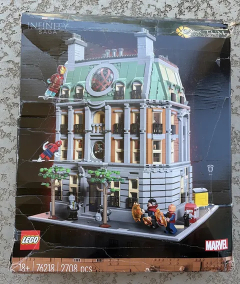 New OPEN Box 100% Complete LEGO Super Heroes: Sanctum Sanctorum (76218)