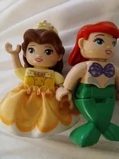 Lego Duplo Disney The Little Mermaid & Belle Of The Royal Castle Minifigures F/S