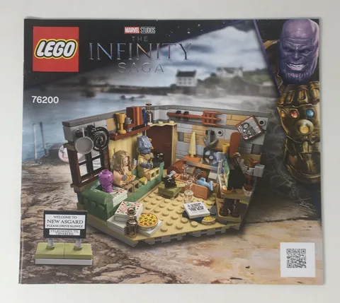 Lego 76200 Bro Thor’s New Asgard Instruction Manual Book Only - No Bricks