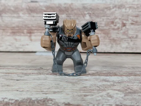 LEGO Minifigure Cull Obsidian sh507 Marvel Super Heroes Avengers 76108 Authentic