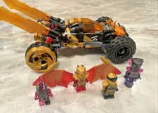 Retired LEGO NINJAGO Cole’s Dragon Cruiser (71769) – Vehicle + All 4 Minifigs