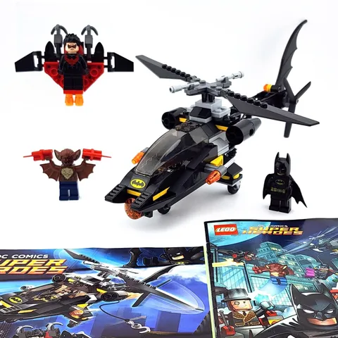 LEGO DC COMICS Super Heroes: BATMAN: MAN-BAT ATTACK 76011 100% Complete w/ Comic