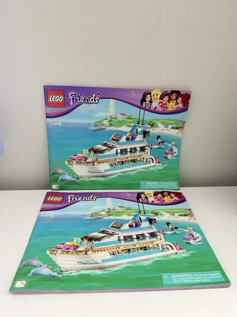 LEGO® Friends 41015 Dolphin Cruiser Instruction Manuals Only!