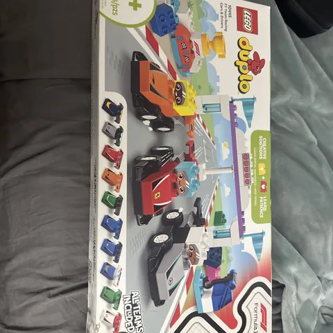 LEGO DUPLO Town F1 Team Race Cars & Drivers Building Toy 10445 SEE DETAILS