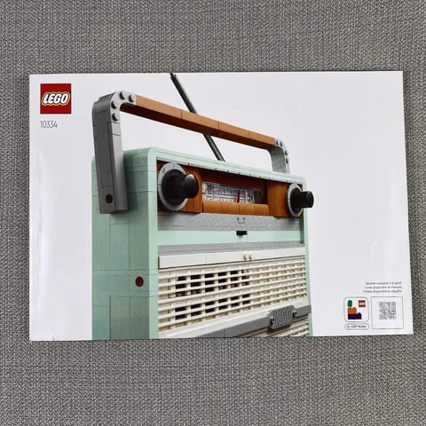 LEGO Icons Retro Radio 10334 Instruction Manual Booklet Book ONLY