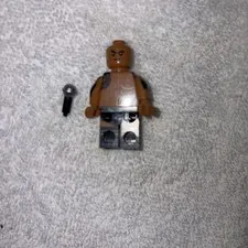 The Rock Custom Printed Minifigure Dwyane Johnson WWE Wrestling W/Microphone
