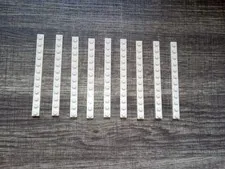 9 pieces White Genuine Lego 1 x 12 Plates Part 60479 WYSIWYG IRL u get 9 plates