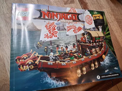 Lego Ninjago Movie 70618 Destiny's Bounty Instruction Manual No Bricks