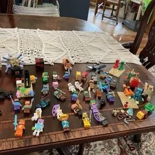 LEGO Minecraft Minifigure Mob Lot Steve Alex Skeleton Zombie Animals As Is
