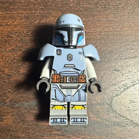 LEGO Star Wars Paz Vizla Minifigure w/ Light Bluish Gray Armor & Helmet