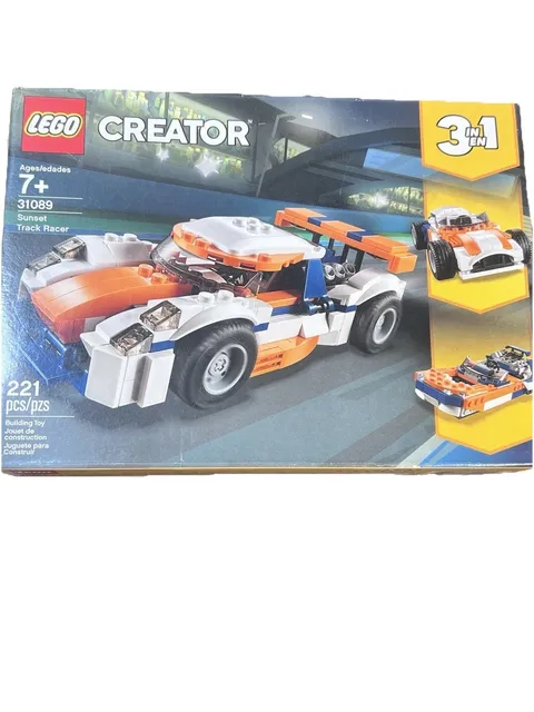 LEGO Creator 31089 Sunset Track Racer 3-in-1 Building Set 221 Pieces NEW