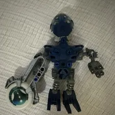 LEGO BIONICLE Tehutti 8609 Blue/Gray Figure complete set, no instructions
