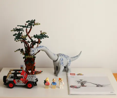 LEGO 76960 Brachiosaurus Discovery *Complete w/Manual*NO Box*Jurassic Park