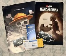 SDCC 2026 Exclusive Lego Boarding Pass & Smart Play Stickers Bundle W/ Posters