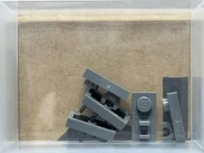 LEGO Parts - Dark Bluish Gray Plate 1 x 2 Open O Clip Top - No 44861 - QTY 5