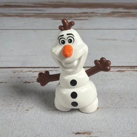 Lego Duplo Disney Frozen Olaf 2.25" Figure Snowman Cake Topper Used