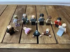 Lego Harry Potter Minifigures Lot Albus Dumbledore, Argus Filch, Viktor Krum