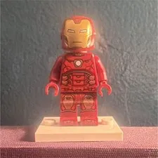 LEGO Iron Man Minifigure Red Armor with Helmet 