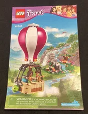 Lego Friends Instruction Manual Set 41097 Heartlake Hot Air Balloon 2015 Retired
