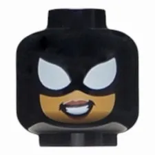 LEGO Minifigure, Head Balaclava with White Spider-Girl Eyes