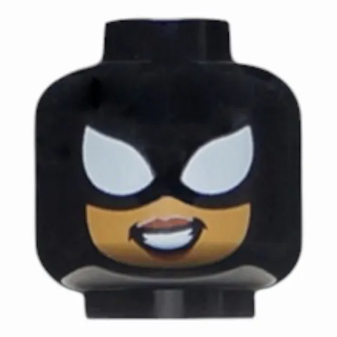 LEGO Minifigure, Head Balaclava with White Spider-Girl Eyes