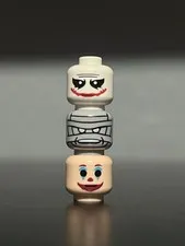 LEGO Batman Custom Classic Pad Printed Heads Lot Of 3 Joker, Hush, Goon