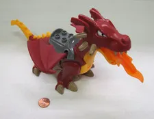 Lego Duplo RED YELLOW CASTLE DRAGON ANIMAL #4776 Knight Tower Castle Action #3