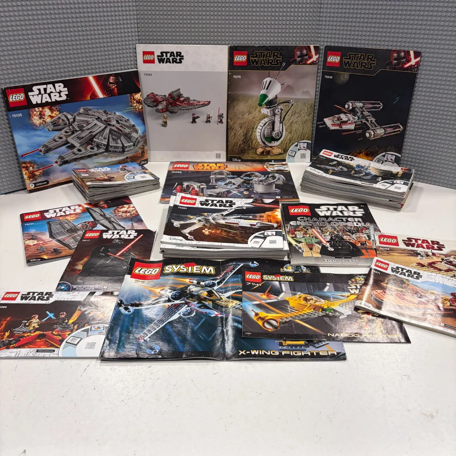 Lego 57 Star Wars Manuals For 75105 75249 75362 75278 7140 75093 75301 + More !