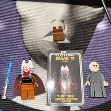 LEGO STAR WARS TCS MINI LOT SHAAK TI AND CHANCELLOR PALPATINE (Read Des)