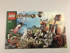 Lego Castle 7040 Dwarves Mine Defender Instruction Manual Good Condition