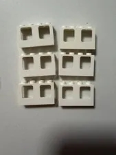 LEGO® Parts 61345 (6 pcs) Window 1 x 4 x 2 Plane, Single Top Hole