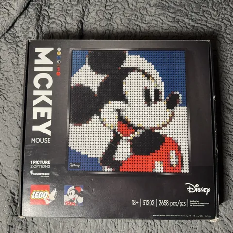 LEGO Art Disney Mickey Mouse 31202 Open Box 13 Sealed Bags Unused