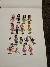 Lego Friends Minifigs Lot People Girls With 1 Boy Parts Pieces