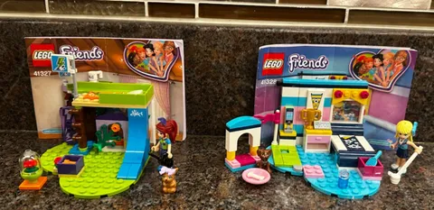 LEGO Friends Mia's Bedroom and Stephanie's Bedroom bundle