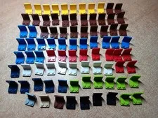 LEGO BULK LOT OF 86 MINIFIGURE 2X2 UTENSIL SEATS CHAIR MIXED COLORS #4079