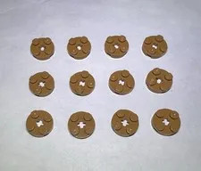 Lego Lot Of 12 Medium Nougat 2x2 Round Plate Plates New City Part