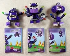 Lego Mixels Series 6 Set: Berk, Snax, Vaka-Waka, Excellent Condition