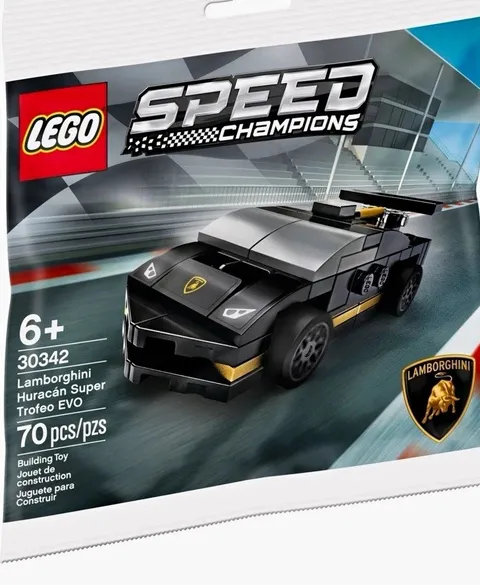 LEGO Speed Champions Lamborghini 30342 Huracán Super Trofeo EVO Polybag 70pcs