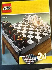 LEGO 40174 Chess 2-in-1 Set in Box, Multicolor Plastic, Age 10+ Games