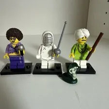 LEGO Minifigures Series 13 Disco Diva Minifigure col207 Snake Charmer, Fencer