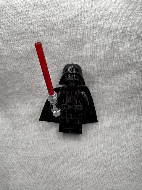Lego Star Wars Darth Vader Minifigure, Sw1273 75394 75368, Paper Cape White Head